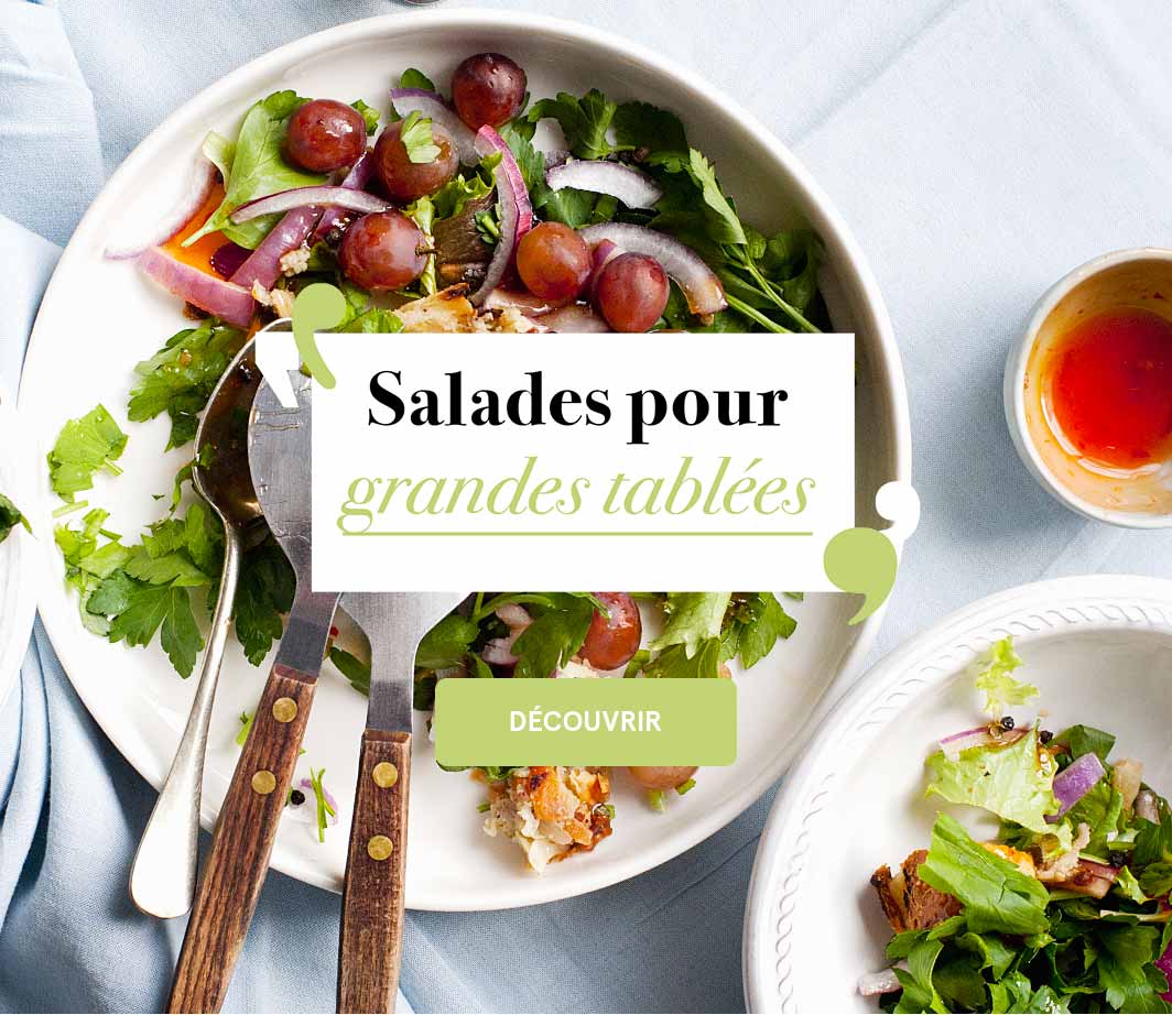ETE 2022 - Encart Salade pour les grandes tablées Page de catégorie de produits