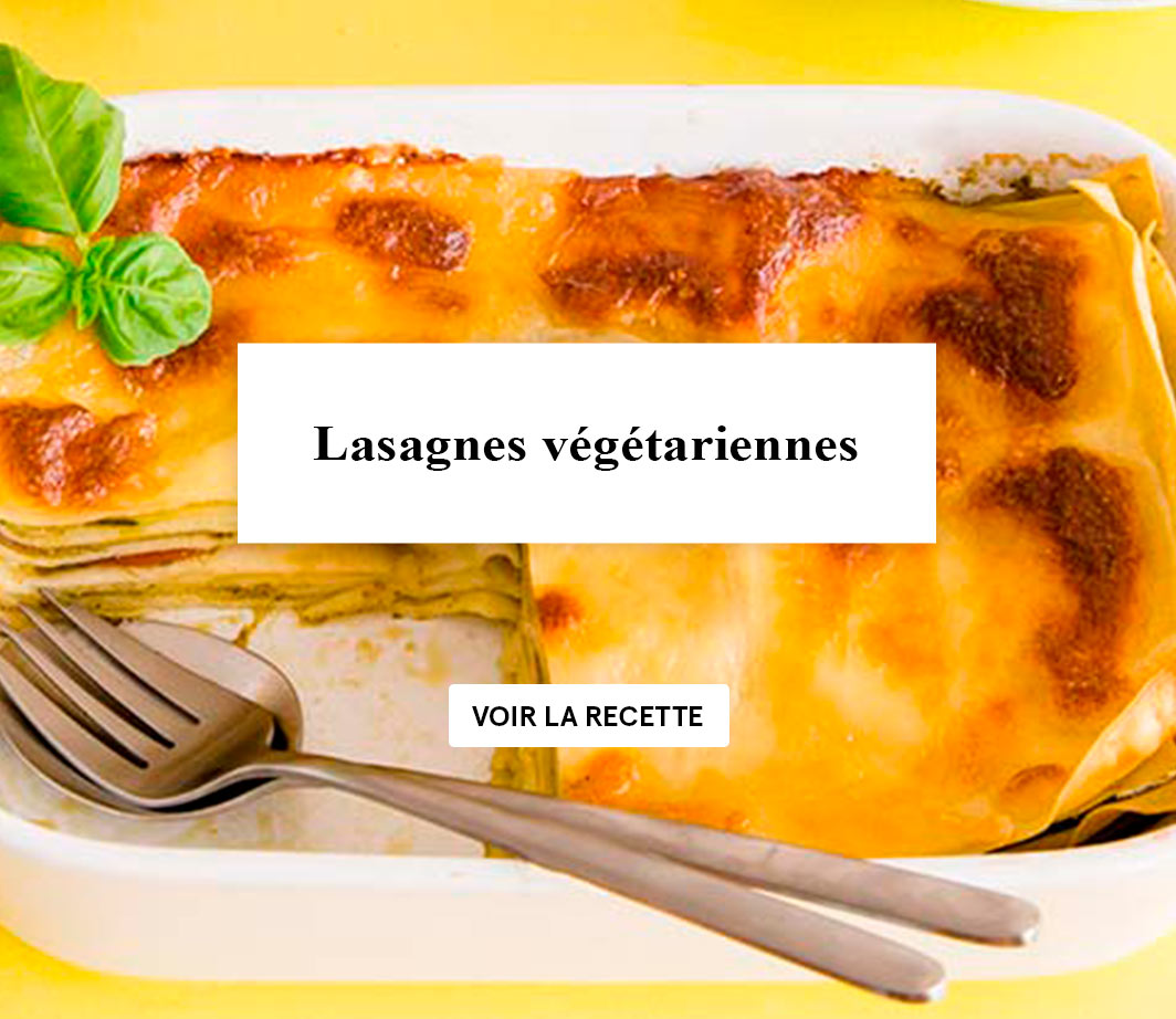 Recette Lasagnes Végétariennes IDF Page de contenu