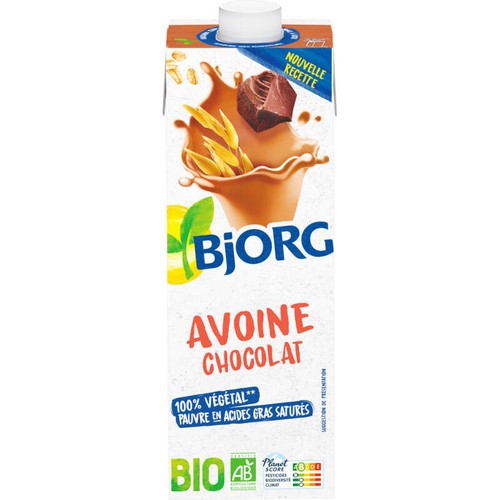 Bjorg Boisson végétale avoine cacao Bio 1L