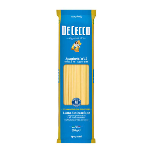 De Cecco Spaghetti n°12 500g