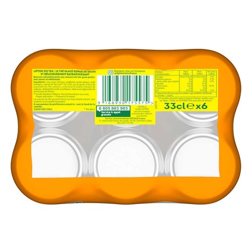 Lipton Ice Tea Pêche 6x33cl