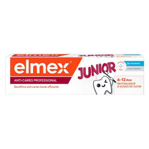 [Para] Elmex Dentifrice Anti-Caries Professional Junior 6-12 ans dentifrice 75ml