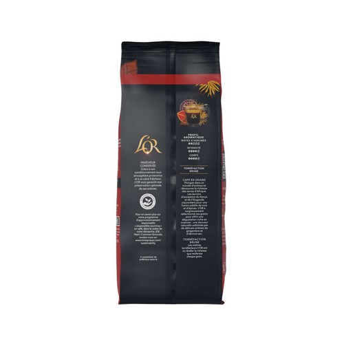 L'Or café en grains intensité 8 Kenya & Ouganda 500g