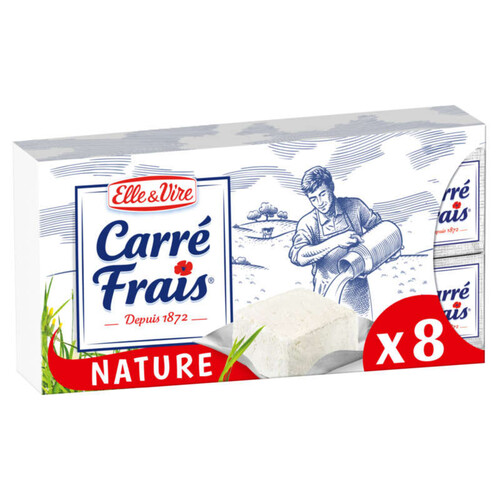 Elle &Vire Carré Frais Nature 8X25G