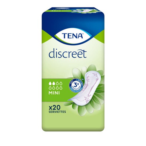 Tena Serviettes Discreet Mini x20