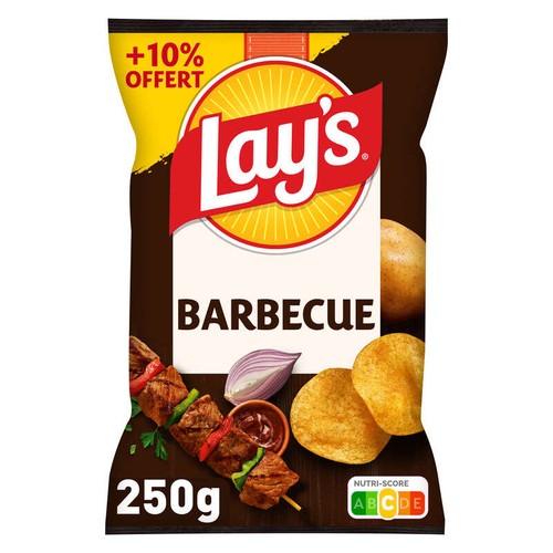 Lay's Chips Saveur Barbecue 250g +10%