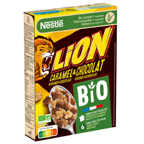 Nestlé Lion Céréales caramel chocolat bio 400g