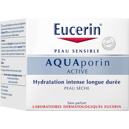 [Para] Eucerin Aquaporin Active Soin Hydratant Peau Sèche 50ml