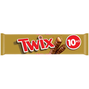 Twix Barres chocolatées biscuit nappage au caramel 500g