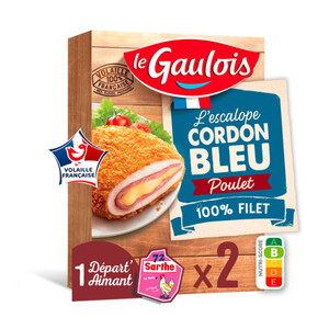 Le Gaulois Cordons bleus poulet x2  200g.