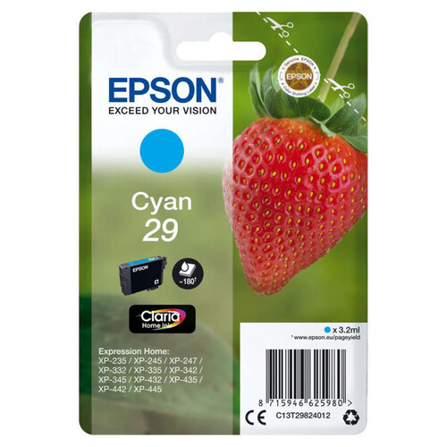 Epson Cartouche D'Encre Cyan N°T2983