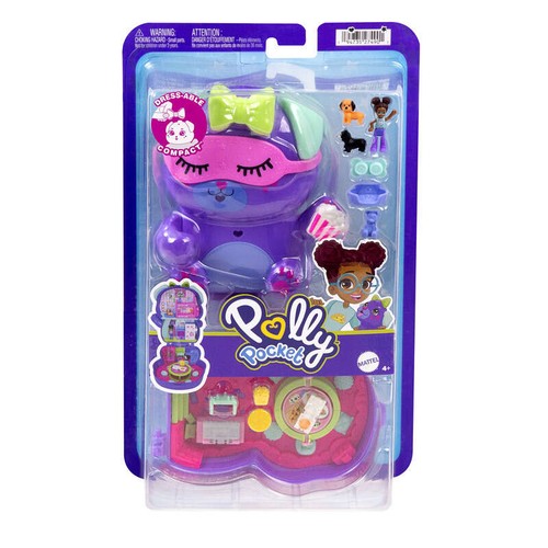 Polly Pocket Coffret Chiot soirée Pyjama Figurines
