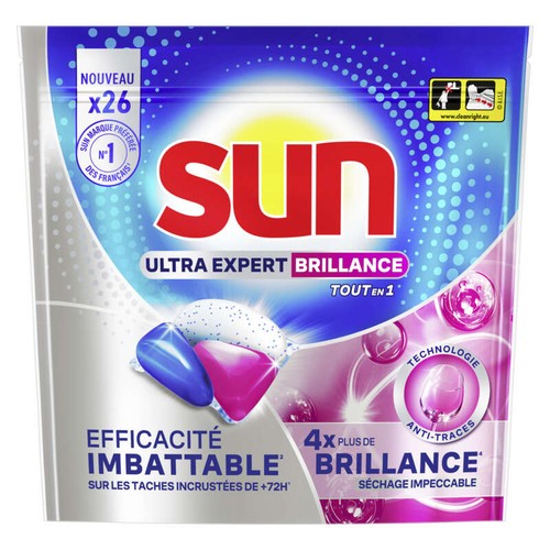 Sun Tout en 1 Ultra expert Brillance x26 Capsules