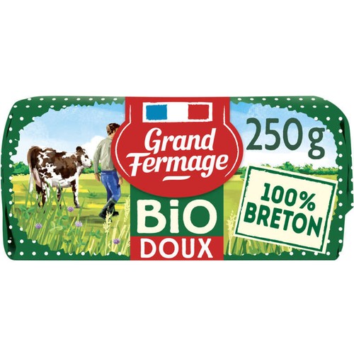 Grand Fermage Beurre Moulé Biologique Doux 250g