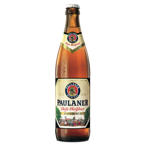 Paulaner Hefe-Weiss Bière Blonde Allemande 5.5% Bouteille 50cl