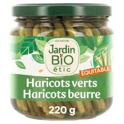 Jardin Bio Haricots Verts, Haricots Beurre Extra-Fins 400G