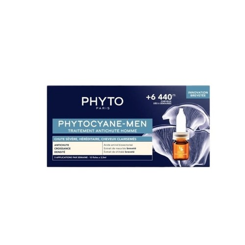 Phyto Phytocyane Men Traitement Antichute Homme 12x3,5ml