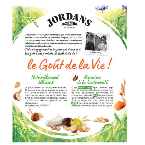 Jordans Céréales Muesli Fruits Noix Graines Bio 500G