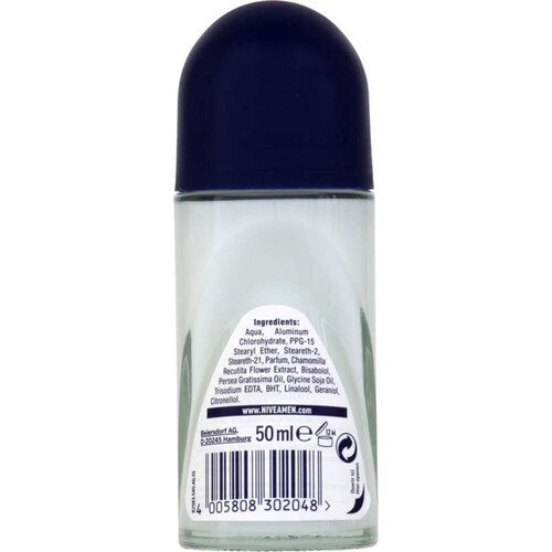 Nivea Déodorant Anti-Transpirant 24H, Protection Anti-Irritation 50ml
