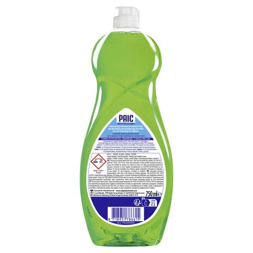 Paic Liquide vaisselle éclat citron vert 750ml