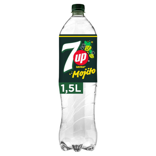 Seven Up 7up - Soda saveur mojito - La bouteille de 1,5L