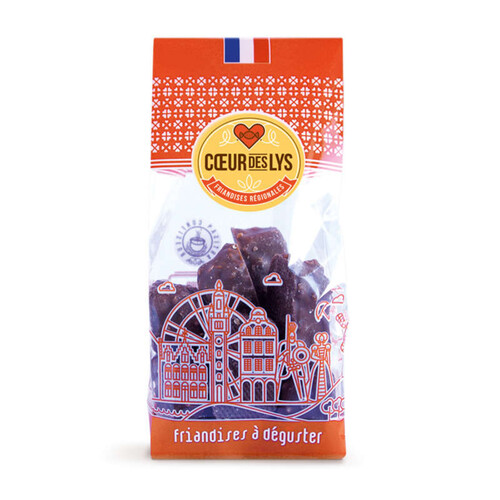 Coeur des Lys Rochers Nougoff Nougat Amandes Grillés Chocolat Praliné 150g