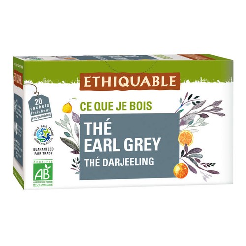 Ethiquable Thé Earl Grey Bio 36g