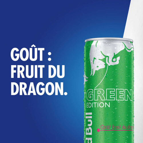 Red Bull Green Edition Goût Fruit du dragon 250ml