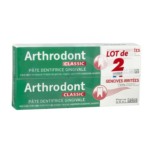 [Para] Arthrodont Dentifrice Gingivale Gencives Sensibles 2x75ml