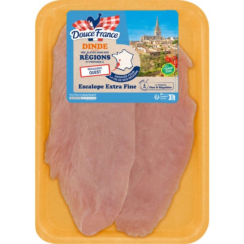 Douce France Escalope de dinde extra fine x2 200g