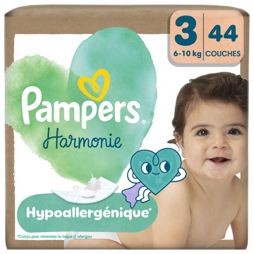 Pampers Harmonie Ed Limitée Taille 3 - 6kg-10kg – x44 Couches