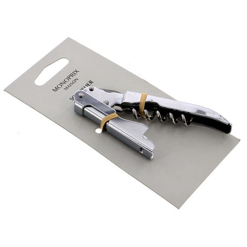 Monoprix Sommelier Inox Double Pull