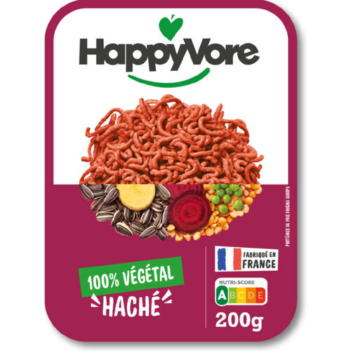 HappyVore haché végétal & gourmand 200g