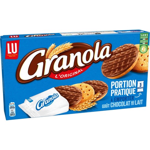 Granola Sablés nappés au Chocolat au Lait 225g