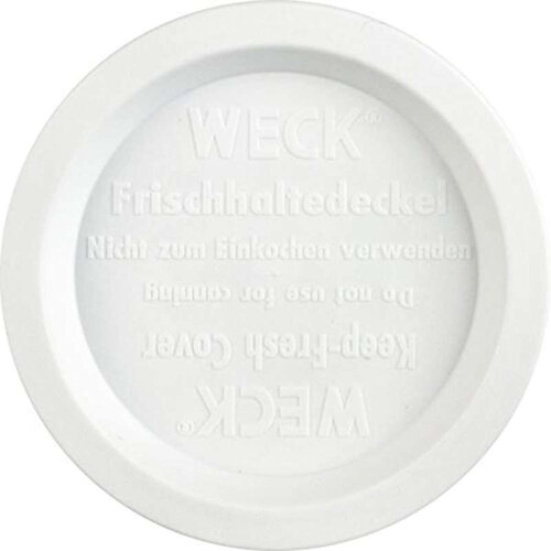 Weck 5 Couvercles, 8Cm De Diamètre