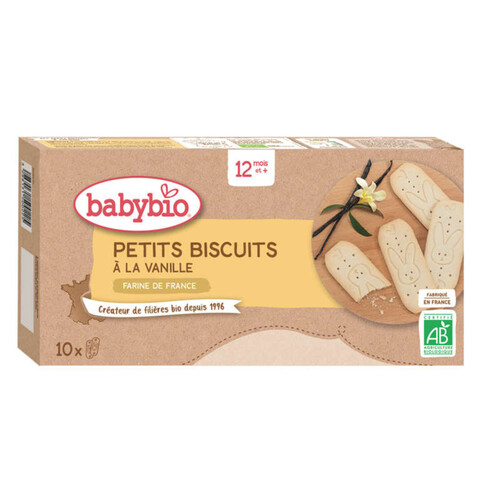 Babybio Petits biscuits vanille 160g