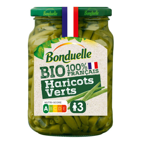 Bonduelle Haricots Verts Bio Légumes 100% Français 280g