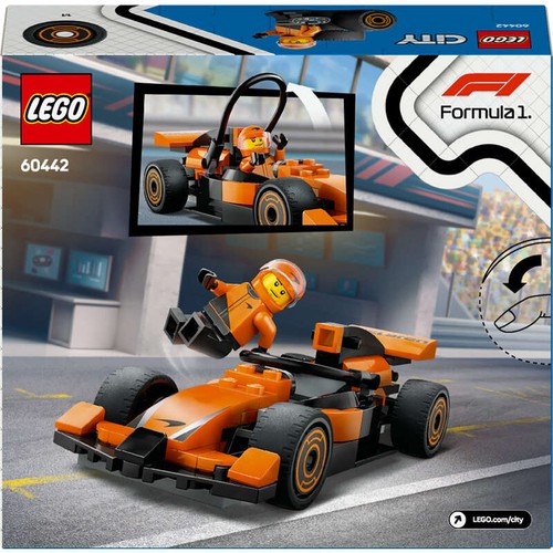 LEGO City Voiture de Course McLaren avec Pilote de F1 6+