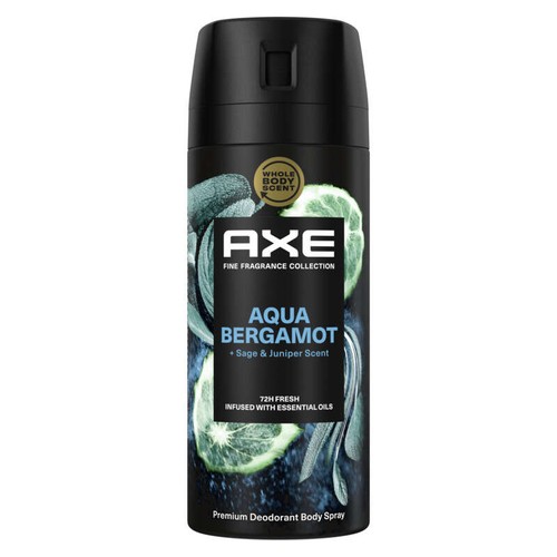 Axe Déodorant homme aqua bergamote 150ml