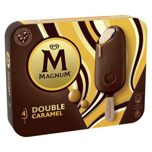 Magnum Bâtonnet Deluxe Caramel 4x71g