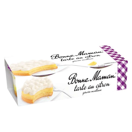 Bonne Maman Tarte Au Citron Meringuée 2x90g