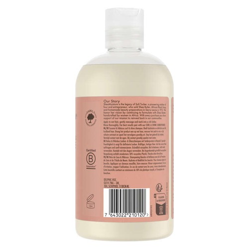 Shea Moisture shampooing noix de coco & hibiscus 384ml