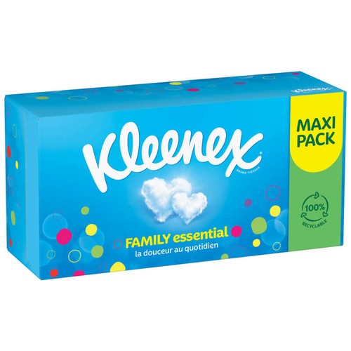 Kleenex Boite Familiale Mouchoirs x128