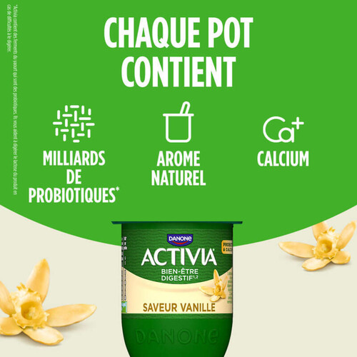 Activia Yaourt vanille bifidus 16x125g