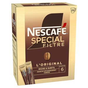Nescafé Spécial Filtre Café Soluble Riche & Subtil 25x2g