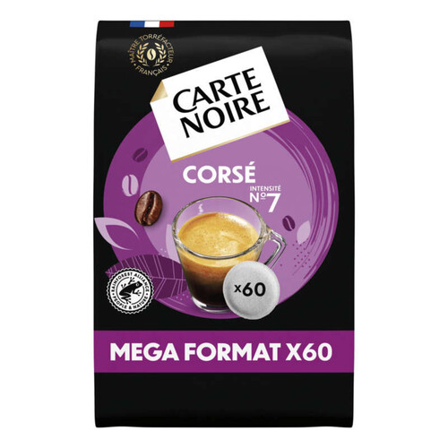 Carte Noire Café Corsé Intensité 7 Extra Format 60 Dosettes 420G