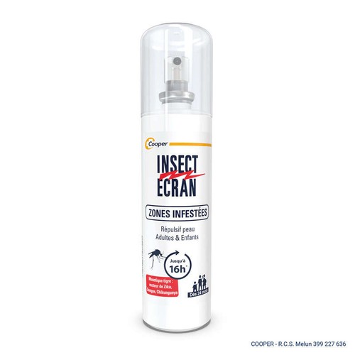 [Para] Insect Ecran Spray Zones Infestées Répulsif Peau Adulte Enfants 100ml