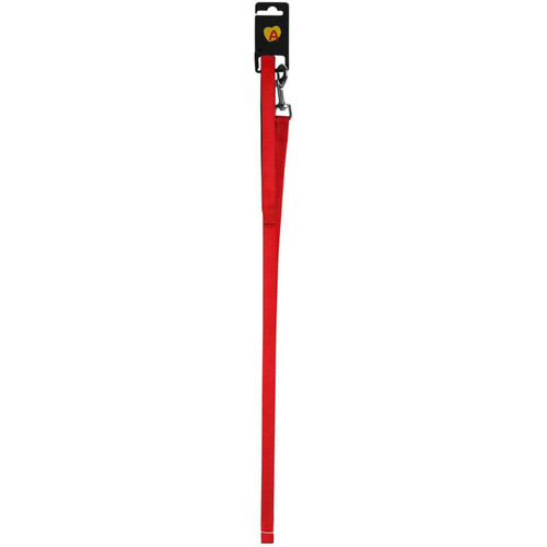 Animalis Laisse Basic Confort 40mm et 50cm pour Chien Rouge