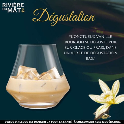 Rivière du mât Liqueur l'onctueux vanille bourbon 70cl