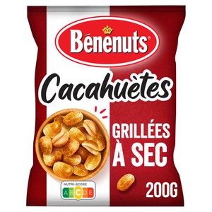 Bénénuts Cacahuètes Grillées à Sec 200g